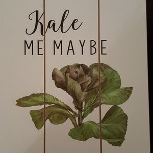 🎈Buy 1 Get 1 50%🎈NWT Kale Me Maybe wall decor